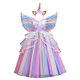 thumbnail image 1 of Vestido de princesa de unicornio arcoíris para niñas, vestido de baile de encaje para niños, tutú, vestido Formal de fiesta de boda zhangyuxiang unisex, 1 of 2