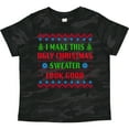 thumbnail image 3 of Inktastic I Make This Ugly Christmas Sweater Look Good Boys or Girls Toddler T-Shirt, 3 of 5