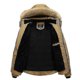 thumbnail image 3 of Men's Winter Jacket Thicken Warm Puffer Coat With Fur Hood, 3 of 5
