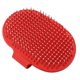 thumbnail image 4 of Silicone Round Brush for Bathing, Grooming, Cleaning and Massaging Pets, Comb for Dogs and Cats, Red, 4 of 4