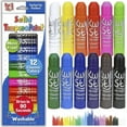 thumbnail image 4 of Kwik Stix Solid Tempera Paint Sticks, Classic Colors, 12 Per Pack, 2 Packs, 4 of 9