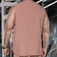 thumbnail image 4 of Tank Top for Men, Mens Casual Fashion Solid Round Neck Sleeveless Tops Button Up Cardigan Tank Tops, 4 of 5