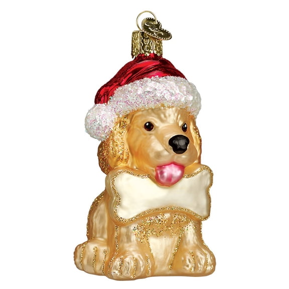 Old World Christmas Dog Collection Glass Blown Ornaments for Christmas Tree Jolly Pup