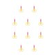 thumbnail image 2 of sweethay Alicates para cutículas de uñas, tijeras de acero inoxidable, recortador de cejas galvanoplastia, herramienta de recorte, pinzas para el pelo Rocíe Oro Rojo 10piezas sweethay CBP288392, 2 of 4