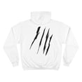 thumbnail image 2 of Effete Feline Claw Marks Scratch Champion Hoodie, 2 of 4