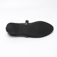 thumbnail image 6 of Gpaecead Women's Rhinestone Mesh Breathable Flats Closed Toe Thin Strap Buckle Versatile Glam Summer Shoes, Black, 6 of 7