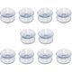 thumbnail image 1 of Double-sided Suction Cups Compatible With Glass Table Tops, 10 Pack Hookless Suction Cups For Multifunctional Double-sided Non-slip Glass Mirror(20mm), 1 of 5