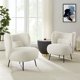 thumbnail image 2 of INS Lamb Wool Single Sofa Modern Living Room Sofas Ergonomic Design Relax Armchair Beauty Salon Luxury Divano Furniture WK My Lux Decor Round, 2 of 12