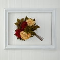 thumbnail image 3 of Nearly Natural 16" Peony, Hydrangea and Dahlia Artificial Flower Bouquet (Set of 2), Red, 3 of 3