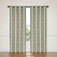 thumbnail image 3 of Eclipse Nadya Floral Room Darkening Grommet Top Single Window Curtain Panel, Linen, 52 x 95, 3 of 5