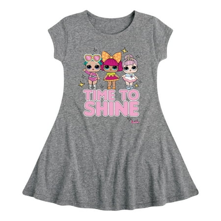 

LOL Surprise! Dolls - Time to Shine - Toddler & Youth Girls Fit & Flare Dress