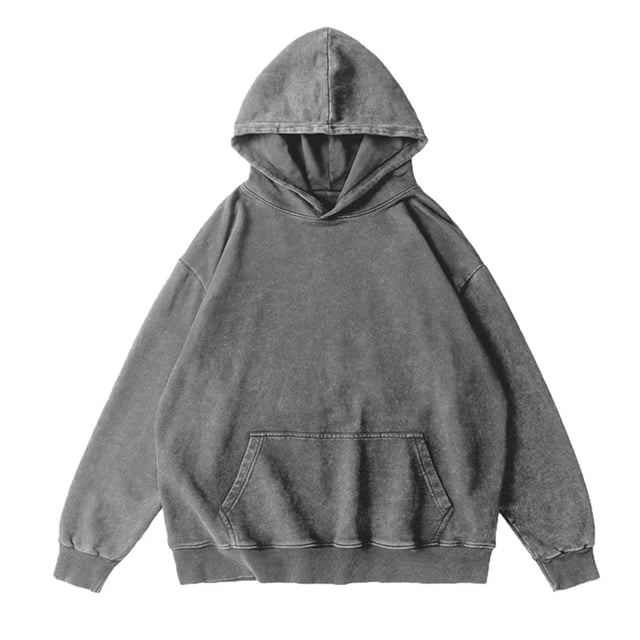WILLBEST Sudadera Deportiva para Mujer, Estilo Casual, Holgada, con Capucha, Tallas Grandes, Hombros Descubiertos, Estilo Vintage Mediana