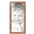 thumbnail image 2 of ArtToFrames 10" x 22" Honey Picture Frame, 10x22 inch Brown MDF Poster Frame (WOM-4085),  Pack, 2 of 8