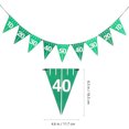 thumbnail image 2 of BESTYASH 2Ud Banderín Verde Para Fiesta Deportiva Colgante Para Pared Y, 2 of 6