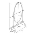 thumbnail image 4 of Linon Clarisse Large Oval Cheval Mirror with Metal frame, Multiple Colors, 4 of 8