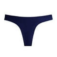 thumbnail image 5 of Audhol Cotton Thongs for Women! Womens Underwear Cotton Bikini Panties Lace Soft Hipster Panty Ladies Stretch Full Briefs Underwear Women Pack Navy L, 5 of 6