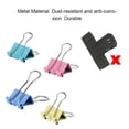 thumbnail image 3 of Clips de metal, colorido metal multicolor, carpeta estacionaria de metal, diseño de próxima generación, 3 of 8