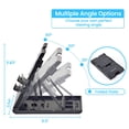 thumbnail image 5 of For Nintendo Switch & Lite Play Stand, Desktop Gaming Playstand for iPhone 11 Pro Max XR X XS iPad, Foldable Phone Holder for Samsung Galaxy S10 S9 S8 A10e Note 10, 5 of 10