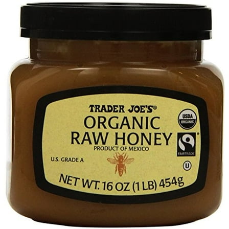 TJ Organic Raw Honey 16 Ounce