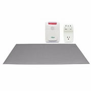 Smart Caregiver SM07-ECSYS 24 x 48 in. Smart Outlet, Economy Fall Monitor with a Weight Sensing Floor Mat System - Gray