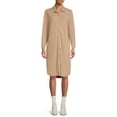 thumbnail image 2 of Eliza Long Solid Button Down Dress, 2 of 5