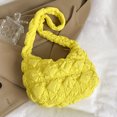 thumbnail image 1 of Bolsos acolchados de nailon para mujer, bolsos de hombro, bolsos de compras pequeños Hobo (amarillo) Ndcxsfigh Para Estrenar, 1 of 4