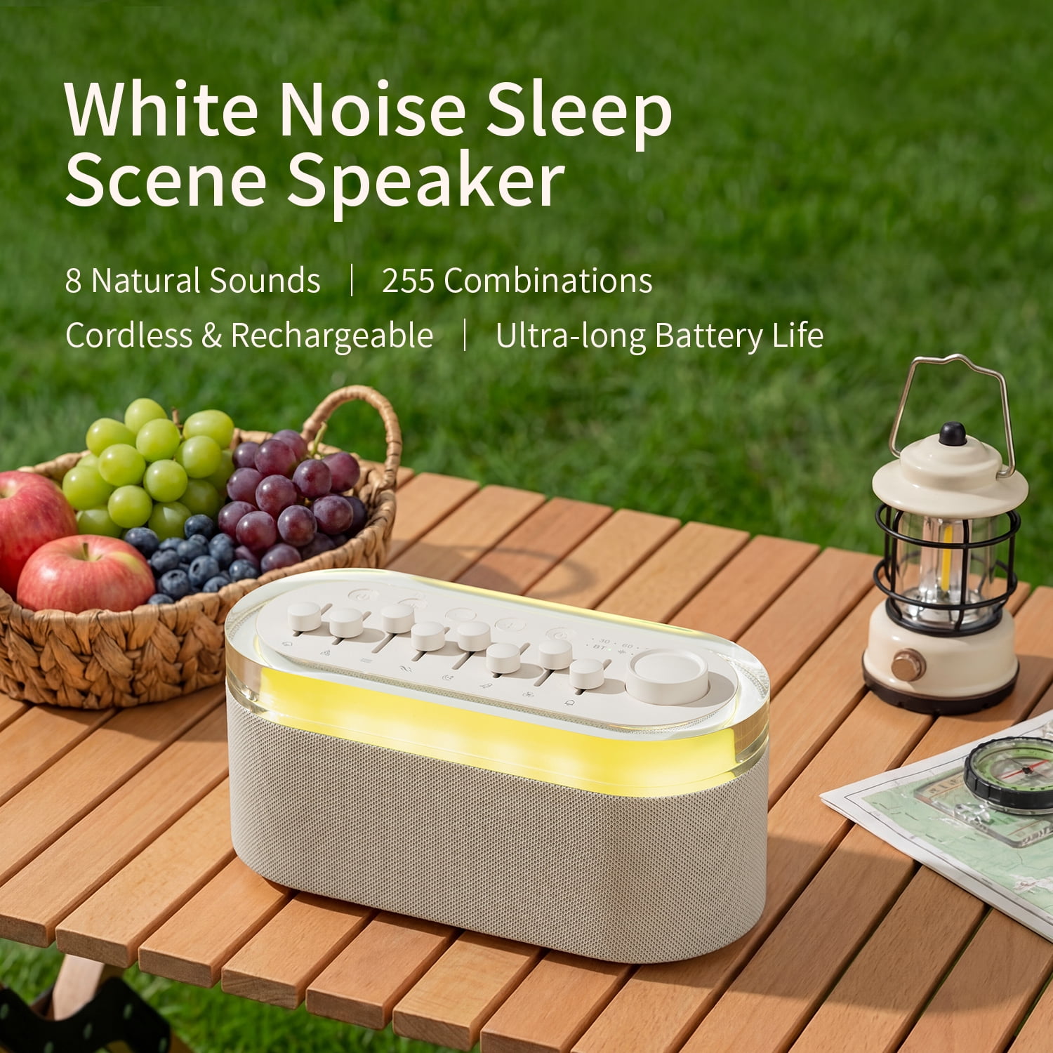 ANTBOOK White Noise Sound Machine for Sleep with Bluetooth – picture 9