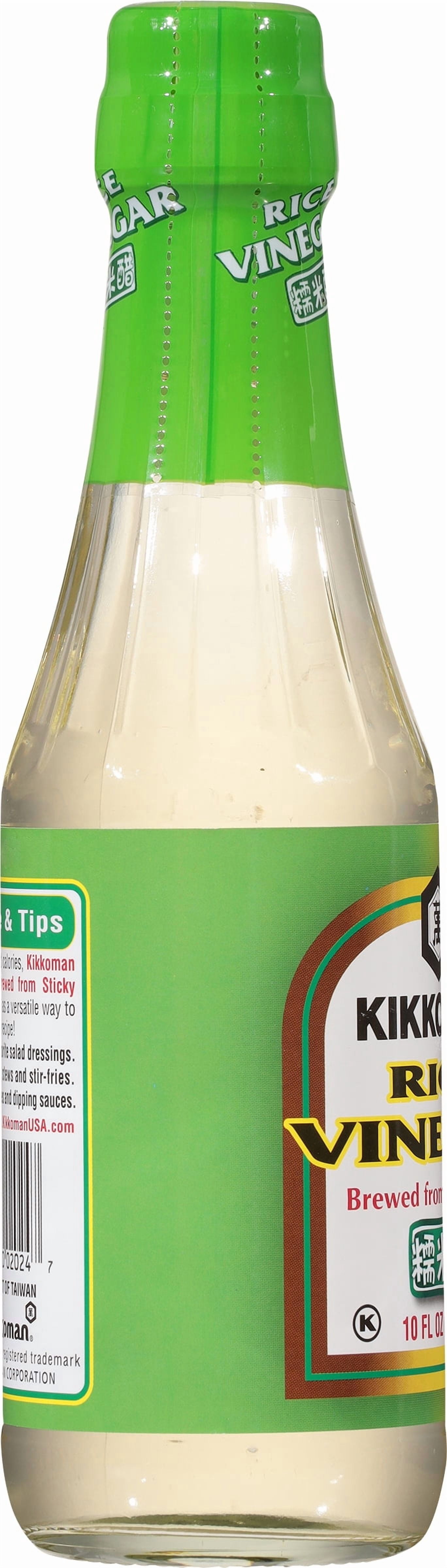 Kikkoman Kosher Rice Vinegar, 10 fl oz Bottle