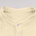 thumbnail image 4 of Camisa de Cuello Redondo de Manga Corta para Niños en Algodón, 4 of 9