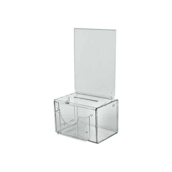 Azar - Collection box - high-impact styrene - clear