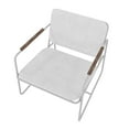 thumbnail image 6 of Whythe PU Leather Low Accent Chair 2.0 in Corten, 6 of 7
