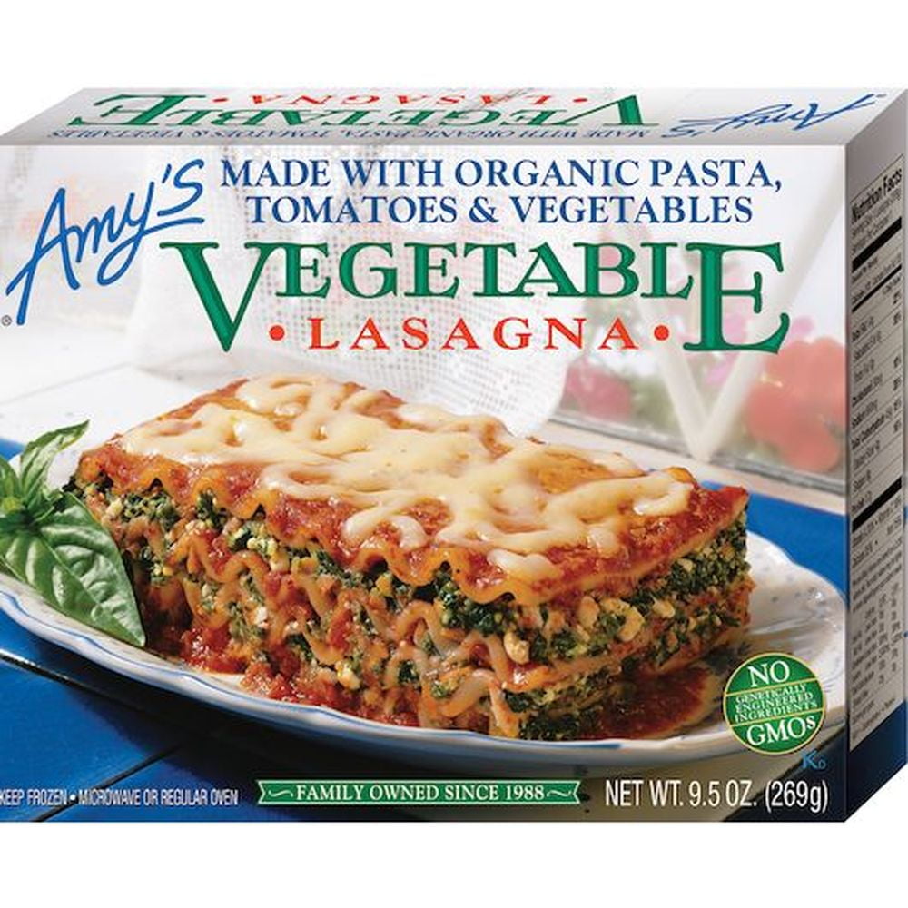 Amy's Vegetable Lasagna 9.5 oz, Pack of 12