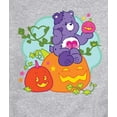 thumbnail image 3 of Care Bears - Harmony Bear In Pumpkin Patch - Men's Crew Fleece Sweatshirt, 3 of 5