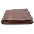 thumbnail image 4 of Harpster Tarps 8 ft. x 10 ft. Super Heavy Duty Brown 8 oz. Polyethylene Tarp - 16 Mil Thick, 4 of 6