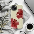 thumbnail image 6 of Red Hibiscus Floral Phone Case, Tropical Flower Design Cover for iPhone 17 16 15 14 13 12 11 Pro Max Plus Mini Protective Case, 6 of 6