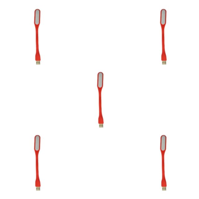 maskred Veilleuse USB Étoile Mini Ciel Romantique Étoilé Flexible pour Fête Rouge USB LED 5Set