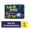 thumbnail image 1 of Advil 12 horas 6 tabletas 600 mg, 1 of 4