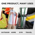 thumbnail image 6 of THERABAND CLX Resistance Band, Loops, Home Workout, Full Body, Level 4, Green, Heavy, 4.6 lbs. Resistance, 5 Foot, 6 of 10