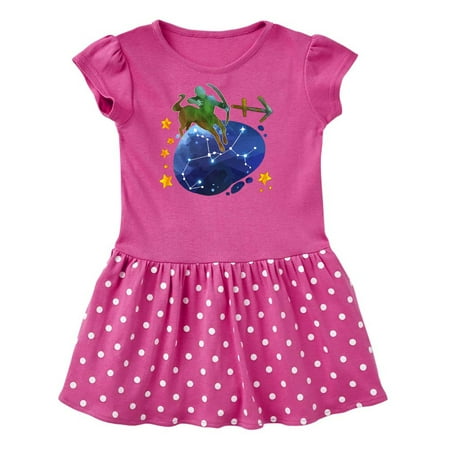

Inktastic Sagittarius Constellation Zodiac Sign Illustration Gift Toddler Girl Dress