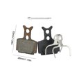 thumbnail image 1 of Bike Brake Pads Sturdy Disc Parts Replacement Components Bicycles Fittings Bike Replace Part Semi-Metallic Cycling Braking Pad Type 5, 1 of 6