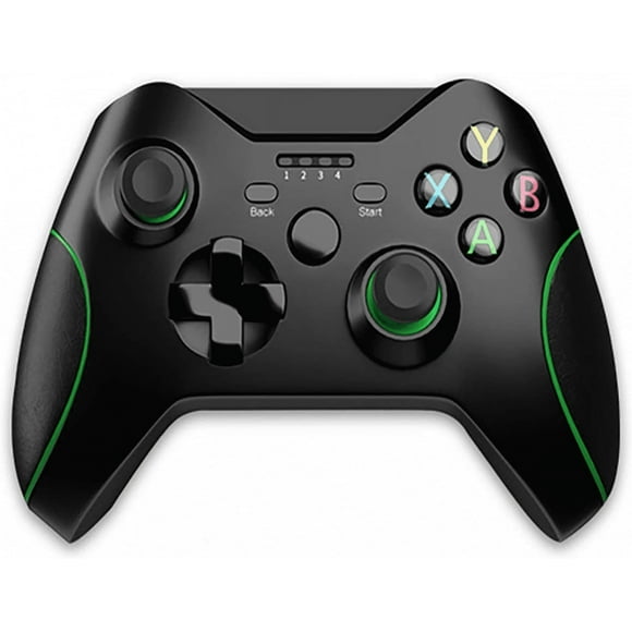 Xbox One için Alıcı ile Kablosuz Oyun Kumandası, 2.4GHZ Kablosuz Oyun Denetleyicisi, Xbox One S/X/Elite PS3 Windows 7/8/10 Android Telefonla Uyumlu, Dahili Çift Titreşimli