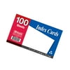 Bazic 100 Ct. 3" X 5" Unruled White Index Card (Case Of 36)