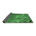 thumbnail image 2 of Ahgly Company Indoor Round Oriental Emerald Green Industrial Area Rugs, 4' Round, 2 of 4
