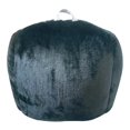 AcEssentials Structured Fur Tablet Chair, Multiple Colors, Black