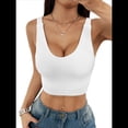thumbnail image 2 of Camisola de Punto con Tirantes Finos para Mujer, Top Sin Mangas A Rayas M, 2 of 10