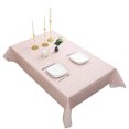 thumbnail image 2 of KGJQ Rectangular Tablecloth, Plastic Plaid Tablecloth, Waterproof Stain-Resistant Table Cover for Dining Table Outdoor Picnic Camping, 2 of 8