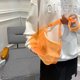 thumbnail image 5 of Bolsa Bolso de hombro transparente de PVC para mujer, bolso de mano transparente para axilas (naranja) JShteea Para Estrenar, 5 of 9