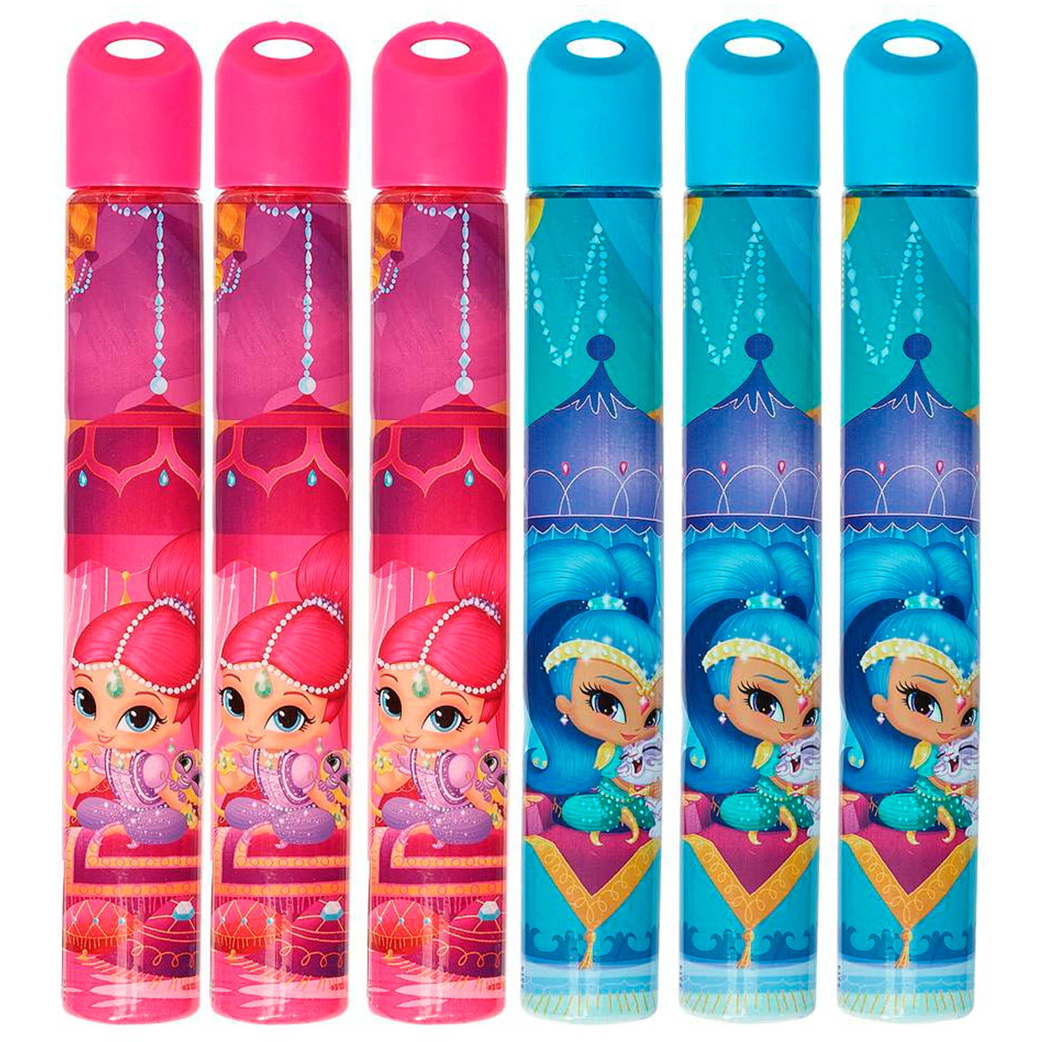 Little Kids Shimmer and Shine 2.3 Fluid Ounce Bubble Wand, 6 Pack