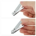 thumbnail image 2 of Unique Bargains 1 Set Texture Nail Clippers Set Toenail Clippers Silver Tone, 2 of 7