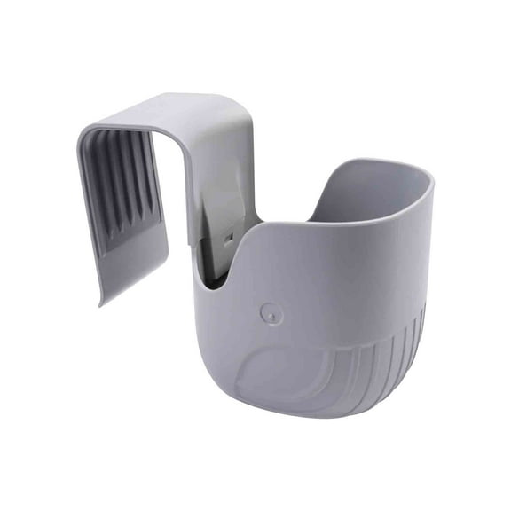 Cadorn Children’s Universal Bottle & Cup Rack – Snack Storage Rack for Car Seats & Kettles – Versatile Gray Plastic Organizer